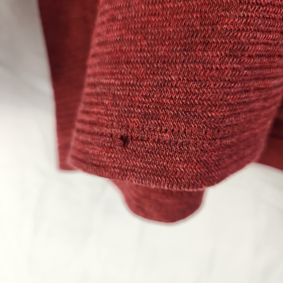 Mens Calvin Klein Red Knit Sweater Pullover - Picture 12 of 14